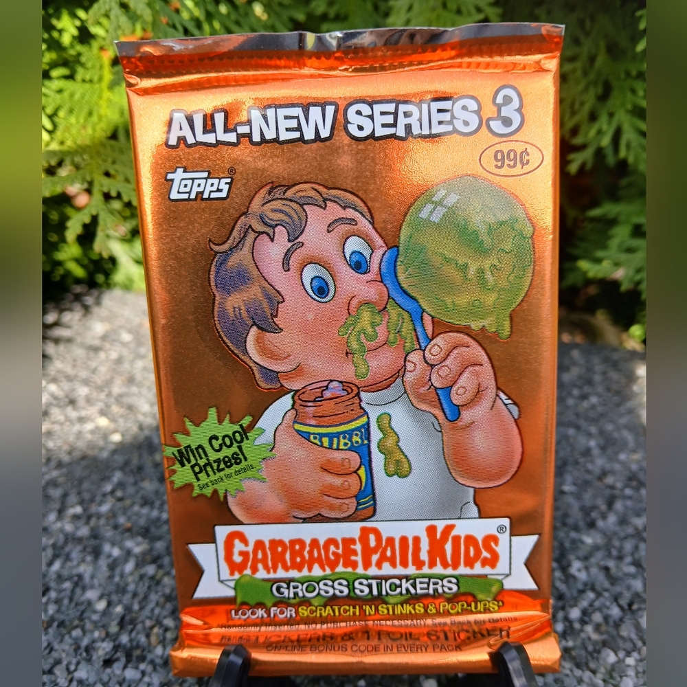 2004 Garbage Pail Kids All New Series 3 (SEALED) 6 Card Pack Gross Stickers